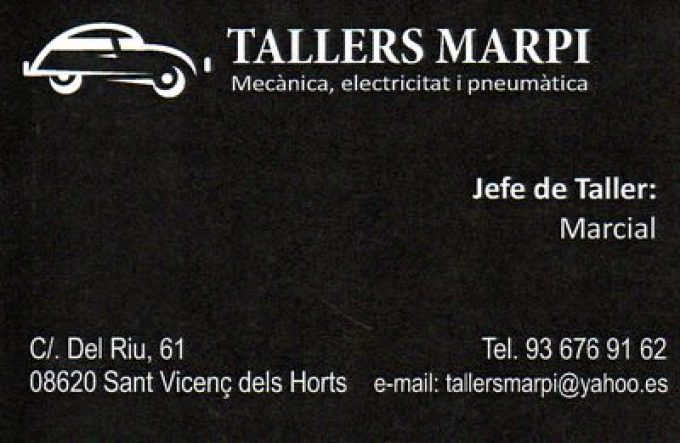 Tallers Marpi Sant Vicenç