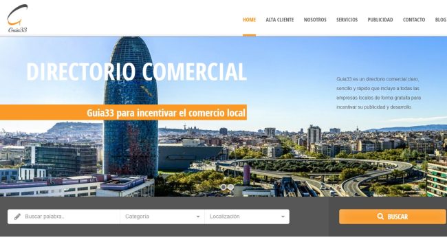 Directorio comercial, buscador de comercios