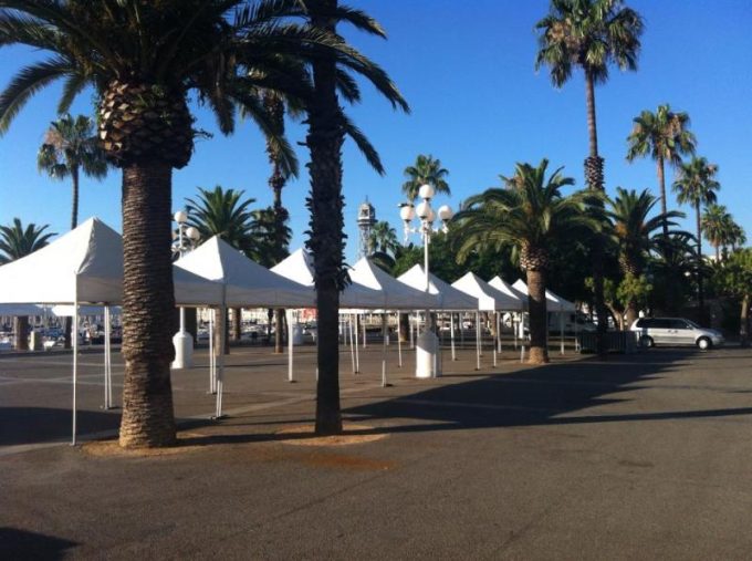 Evento en paseo marítimo por Barcelona Eventos