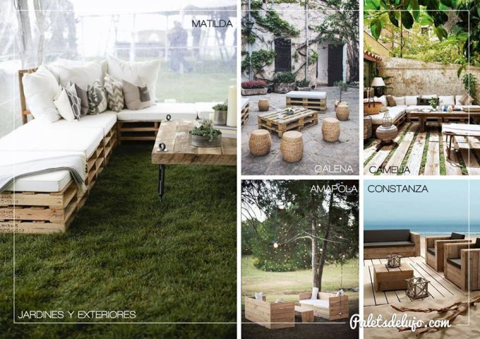 LUJO Muebles con palets