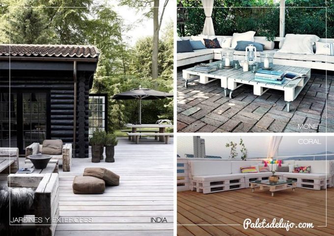 LUJO Muebles con palets