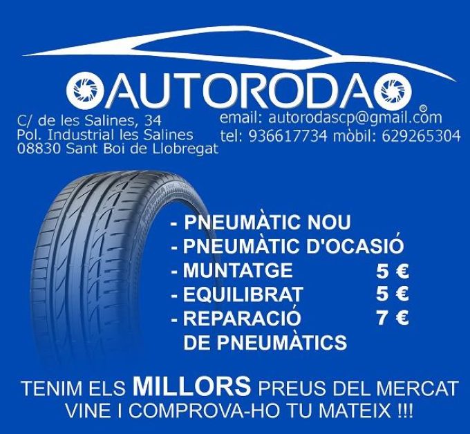 Autoroda Taller De Neumáticos Sant Boi De Llobregat
