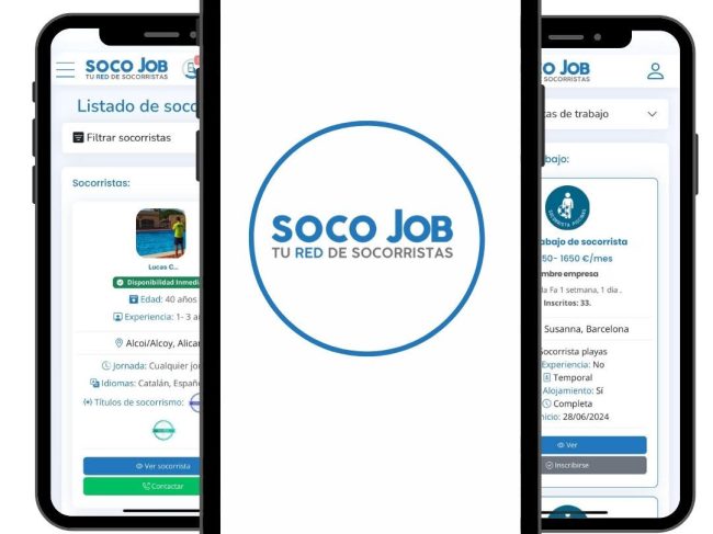 Socojob portal de empleo para socorristas y empresas de socorrismo