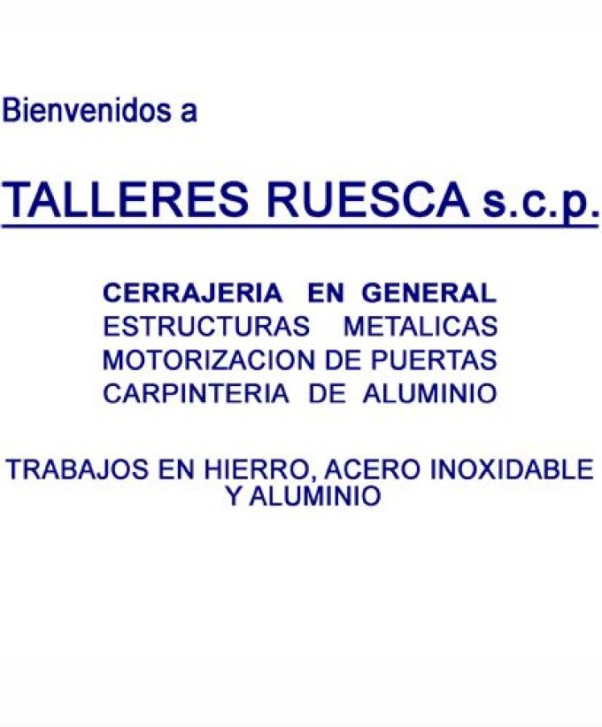 Talleres Ruesca L’Hospitalet De Llobregat
