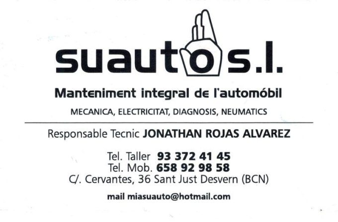 Taller Suauto Sant Just