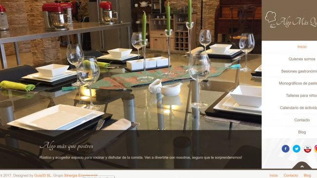 Cursos de cocina algo más que postres